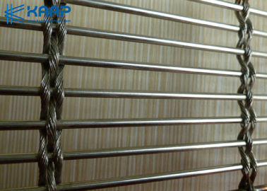 Malla de alambre decorativa arquitectónica, pared exterior decorativa de los paneles de malla metálica