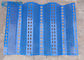 Parrillas decorativas perforadas del alambre de la supresión de polvo, color decorativo del azul de las parrillas de la malla