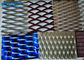 Tipo tejido malla de alambre decorativa material de aluminio